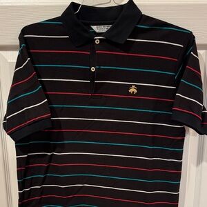 Vintage 1980s or 1990s Brooks Brothers American-made Striped Polo